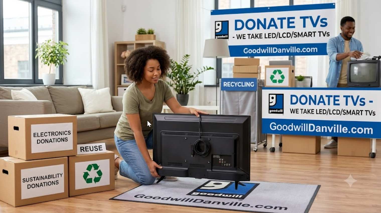 does goodwill take tvs